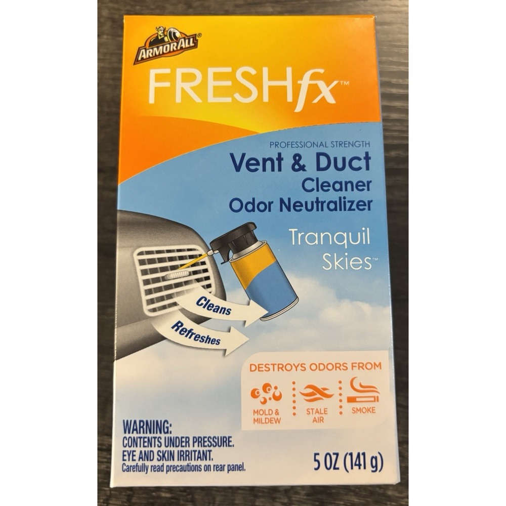 Armor‎ All FRESHfx CAR HVAC VENT & DUCT CLEANER ODOR NEUTRALIZER  Tranquil Skies